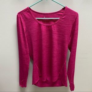 Athleta long sleeve workout top
